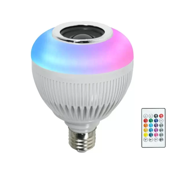 Lampada Bluetooth Led Caixa De Som Com Controle Remoto 12W Rgb Luz Colorida Balada - Image 6